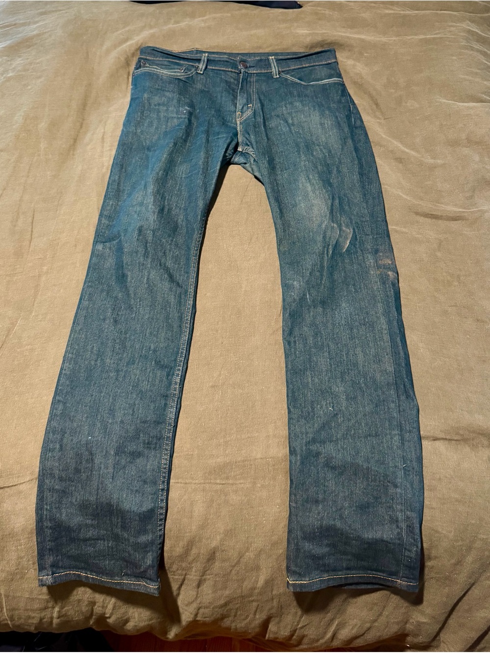 Levi's Men's Straight Jeans - Blue Denim